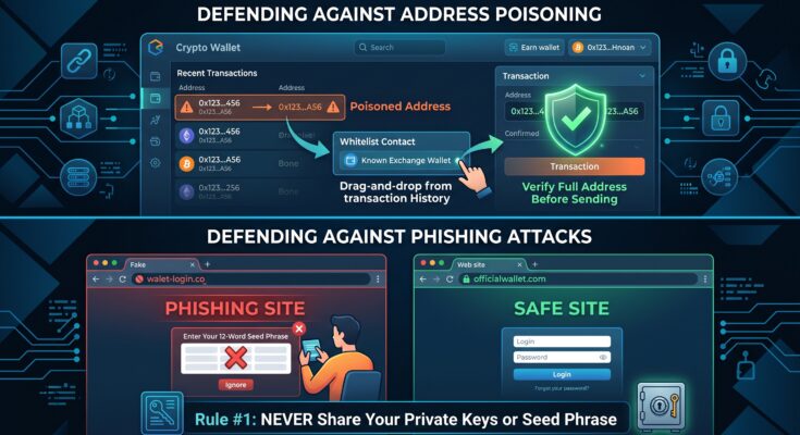 Defending Against Address Poisoning and Phishing: Shielding Active Transfer Wallets
