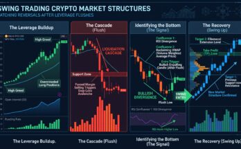 Swing Trading Crypto Market Structures | Catching Reversals After Leverage Flushes
