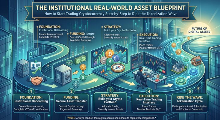 The Institutional Real-World Asset Blueprint | How to Start Trading Cryptocurrency Step by Step to Ride the Tokenization Wave