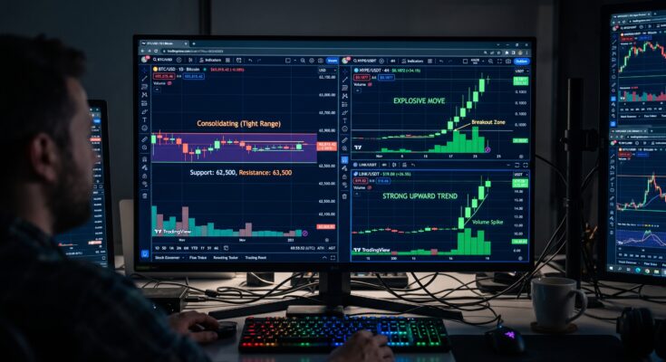 Bitcoin Price Holds Near $63K as HYPE, LINK Lead Altcoins
